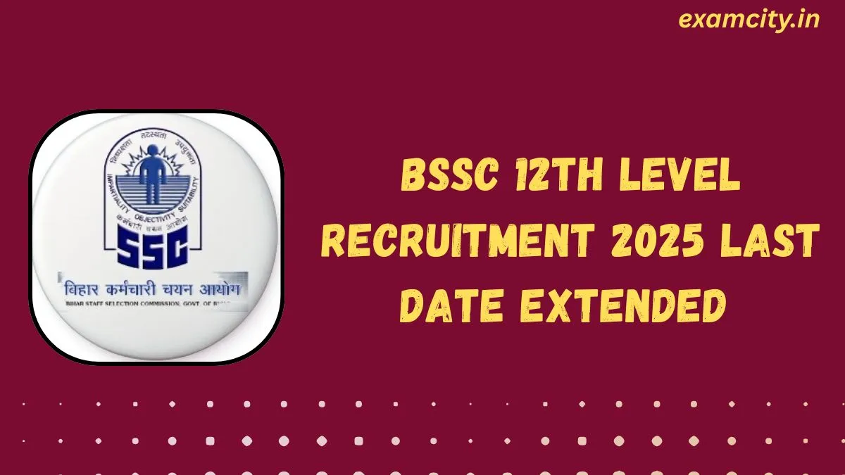 BSSC Inter Level Recruitment 2025