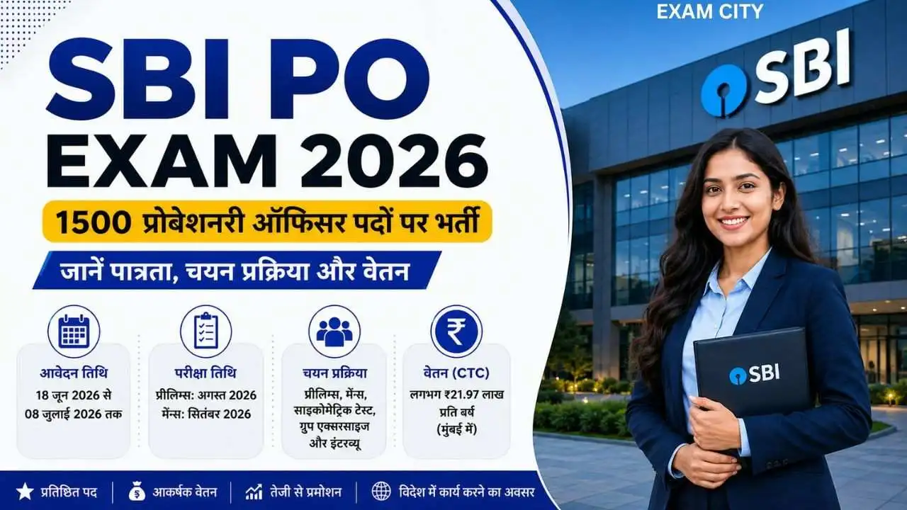 SBI PO Exam 2026